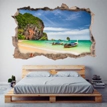 Vinyl 3D Beach Railay Thailand