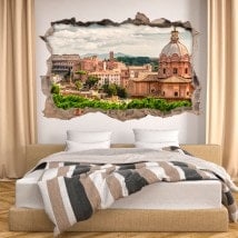 Vinyl 3D Roman Forum and Colosseum