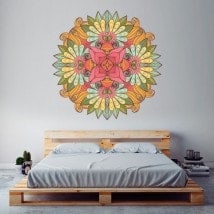 Mandala wall vinyl English 5709