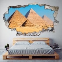 Vinyl 3D pyramids of Giza