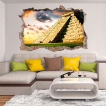 3D pyramid vinyl Chichen Itza
