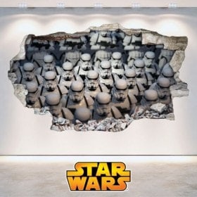 Stickers 3D Star Wars soldiers Clones