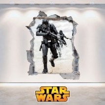 Star Wars wall stickers 3D English 5893