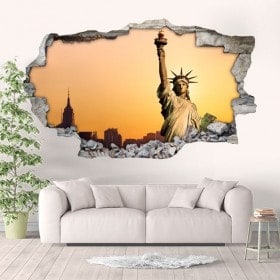 Statue of liberty 3D vinyl