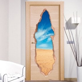 Vinyl doors desert 3D