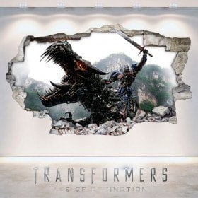 3D Transformers extinction-Era vinyl