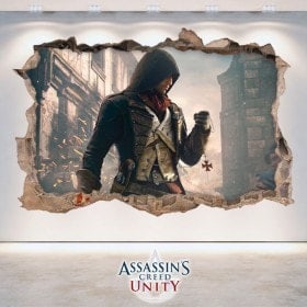 Decorative vinyl 3D Assassin's Creed Unity