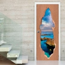 Vinyls for doors the 3D Sea Ray