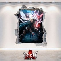 Decorative vinyl 3D Nioh