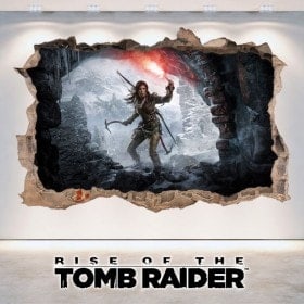 Rise Of The Tomb Raider 3D decorative vinyl