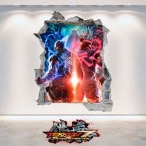 Decorative vinyl 3D Tekken 7