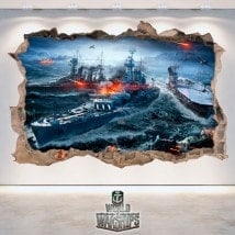 Vinyl and stickers 3D World Of Warships