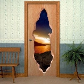 Vinyls for doors evening Magic 3D