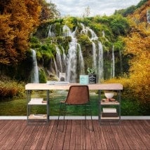 Photo wall murals waterfalls mountains