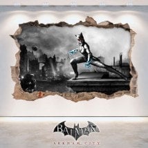 Vinyl and stickers 3D Batman Arkham City