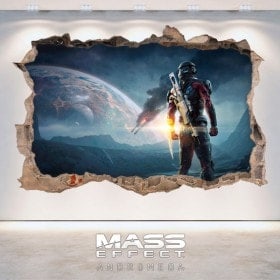 Decorative vinyl 3D Mass Effect Andromeda