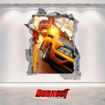 Vinyl videogames Burnout Revenge 3D