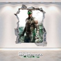 Decorative vinyl 3D Tom Clancy's Splinter Cell Blacklist