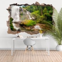 Decorative vinyl 3D waterfalls Thailand