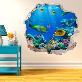 Fish in the Sea 3D decorative vinyl