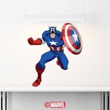 Decorative vinyl Captain America