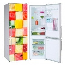 Vinyls for refrigerators fruit cubes