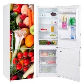 Vinyls for refrigerators vegetables and fruits