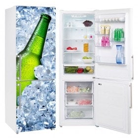 Vinyl and stickers for refrigerators ice beer