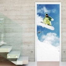 Vinyls for doors snowboard