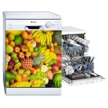 Decorative stickers for dishwashers fruit collage