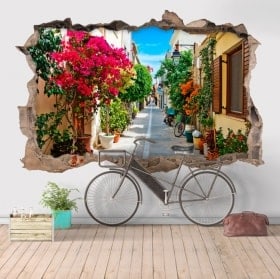 Wall stickers 3D Rétino city of Greece