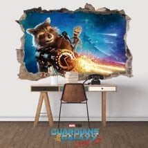 3D wall decals guardians of the galaxy 2