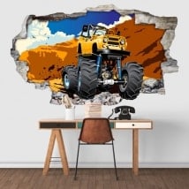 Wall stickers monster truck 3D