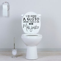 Vinyls for bathrooms and toilets if you are comfortable