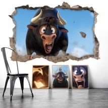 Wall stickers Ferdinand the bull 3D