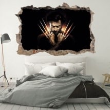 Wall stickers X-Men Origins Wolverine 3D