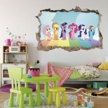 Vinyls 3D stickers my little pony