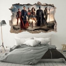 Wall Stickers 3D justice league