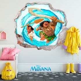 3D Wall stickers Disney Vaiana