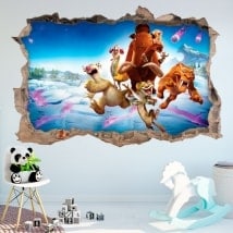 Wall Stickers ice age collision course 3D