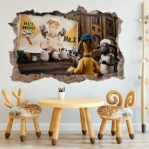 Wall stickers Shaun 3D sheep