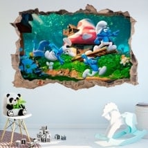 3D vinyls the smurfs