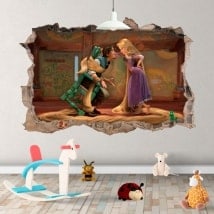 Children's vinyls Tangled Rapunzel Disney 3D