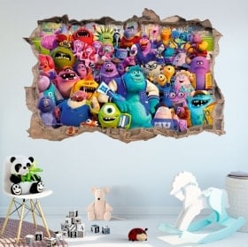 Wall stickers monster university 3D