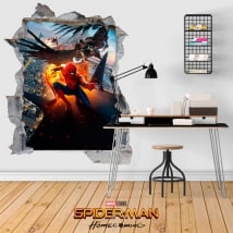 Spiderman Homecoming stickers 3D