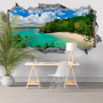 Vinyl walls Big Lagoon Philippines Islands 3D