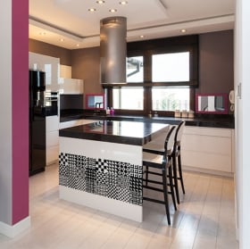 Vinyls tiles for kitchens and bathrooms