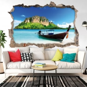 Decorative vinyl Thailand beaches 3D