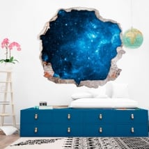 Wall stickers stars in the cosmos 3D