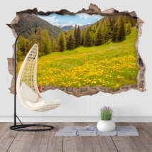 Wall stickers Campo Tures Italy 3D